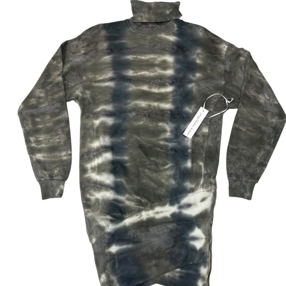 Tie-Dye Turtleneck Dress